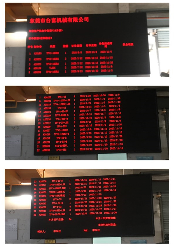 立式注塑機廠家LED 顯示屏訂單管理 立式注塑機廠家LED 顯示屏訂單管理